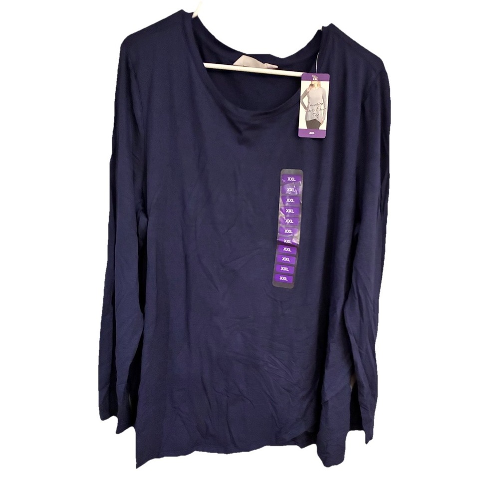 2X XXL Women's  Soft Member's Mark Pullover Shirt Blouse Top L/S